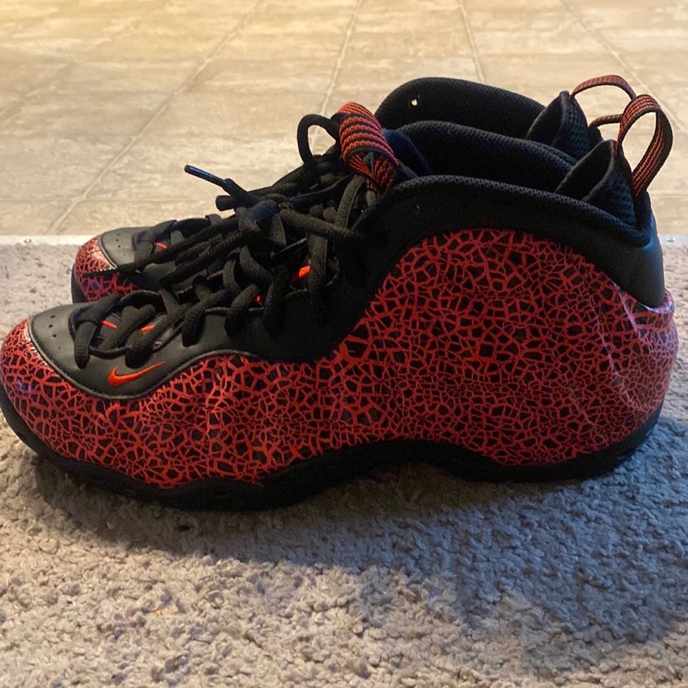 Red and Black Nike Foamposites